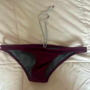 Jolyn Maroon/Burgundy Swim Bottoms